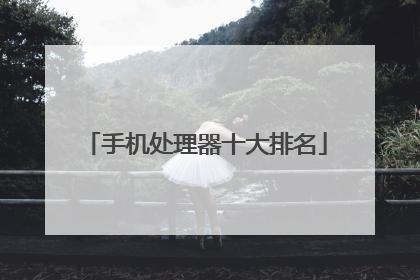 手机处理器十大排名