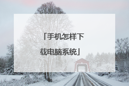 手机怎样下载电脑系统