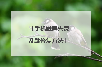 手机触屏失灵乱跳修复方法