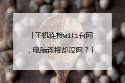 手机连接wifi有网，电脑连接却没网？
