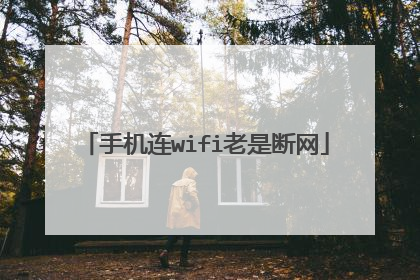 手机连wifi老是断网