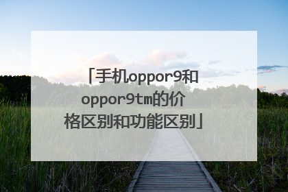 手机oppor9和oppor9tm的价格区别和功能区别