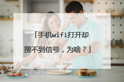 手机wifi打开却搜不到信号，为啥？