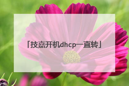 技嘉开机dhcp一直转