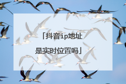 抖音ip地址是实时位置吗