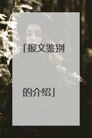 报文鉴别的介绍