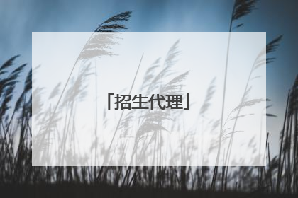 招生代理