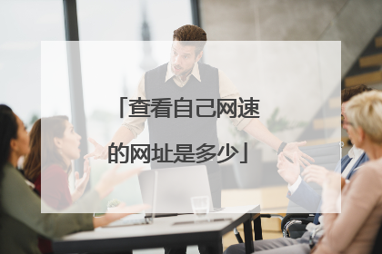 查看自己网速的网址是多少