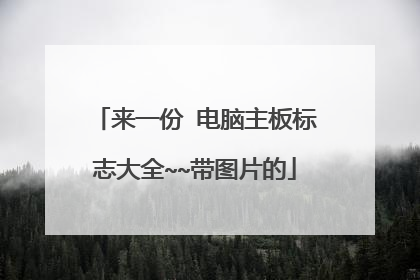 来一份 电脑主板标志大全~~带图片的