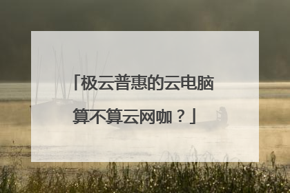 极云普惠的云电脑算不算云网咖?