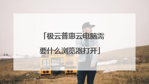 极云普惠云电脑需要什么浏览器打开