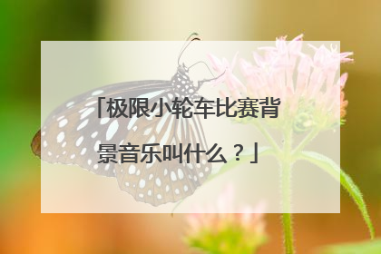 极限小轮车比赛背景音乐叫什么?