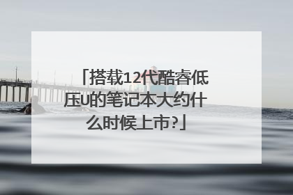 搭载12代酷睿低压U的笔记本大约什么时候上市?