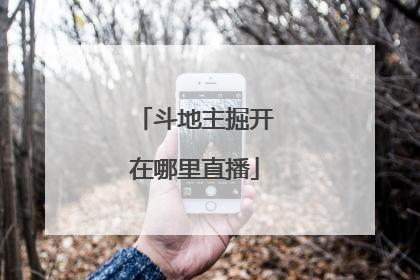 斗地主掘开在哪里直播