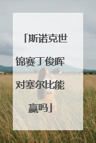 斯诺克世锦赛丁俊晖对塞尔比能赢吗