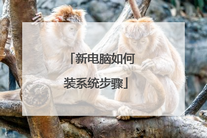 新电脑如何装系统步骤