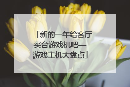 新的一年给客厅买台游戏机吧——游戏主机大盘点
