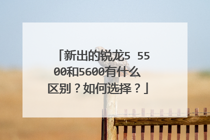 新出的锐龙5 5500和5600有什么区别?如何选择?
