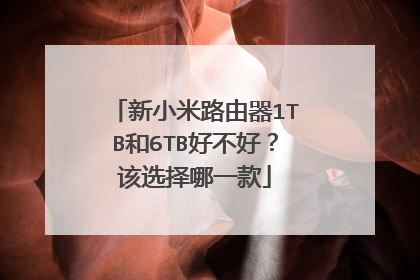 新小米路由器1TB和6TB好不好?该选择哪一款