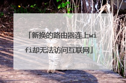 新换的路由器连上wifi却无法访问互联网