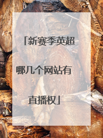 新赛季英超哪几个网站有直播权