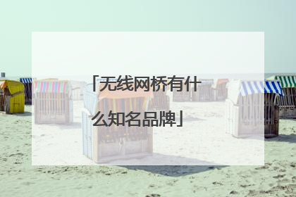 无线网桥有什么知名品牌