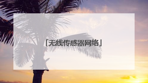 无线传感器网络