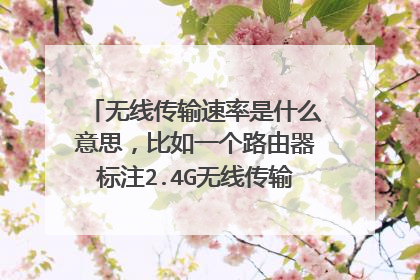 无线传输速率是什么意思，比如一个路由器标注2.4G无线传输速率300M实际能达到多少。如何计算？