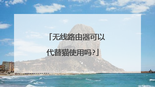 无线路由器可以代替猫使用吗?