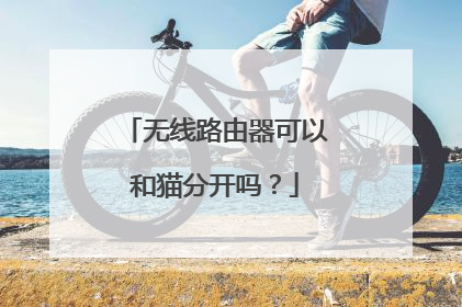 无线路由器可以和猫分开吗?