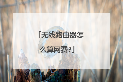 无线路由器怎么算网费?