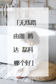 无线路由器 腾达 磊科哪个好