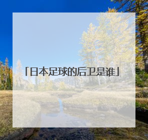 日本足球的后卫是谁
