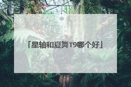 星轴和夏舞T9哪个好