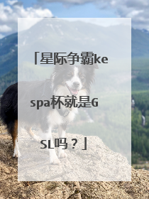 星际争霸kespa杯就是GSL吗？