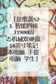 是维派S21 智能四核J1900固态机械双硬盘14英寸笔记本电脑 手提电脑 学生