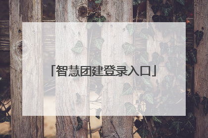 智慧团建登录入口