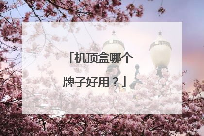 机顶盒哪个牌子好用？