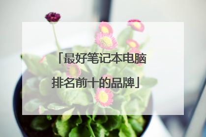 最好笔记本电脑排名前十的品牌