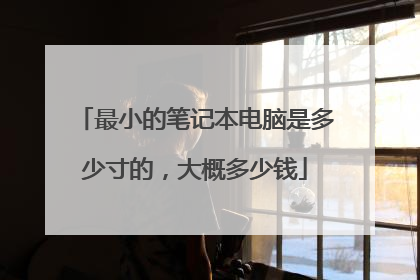 最小的笔记本电脑是多少寸的,大概多少钱