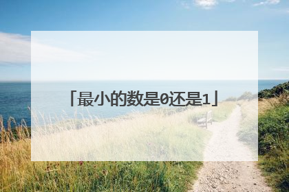 最小的数是0还是1