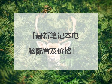 最新笔记本电脑配置及价格