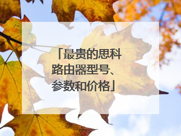 最贵的思科路由器型号、参数和价格