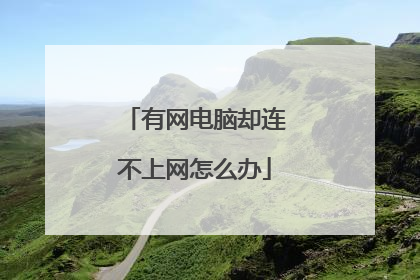 有网电脑却连不上网怎么办