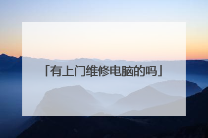 有上门维修电脑的吗