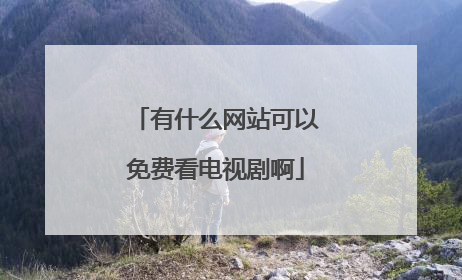 有什么网站可以免费看电视剧啊
