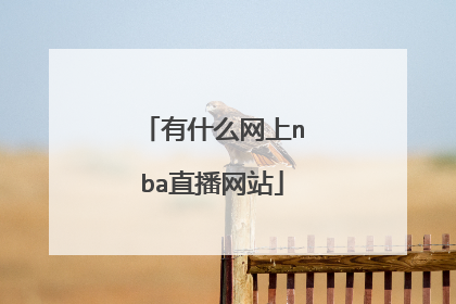 有什么网上nba直播网站