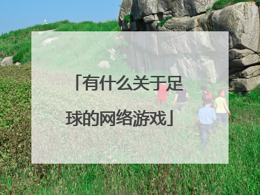 有什么关于足球的网络游戏