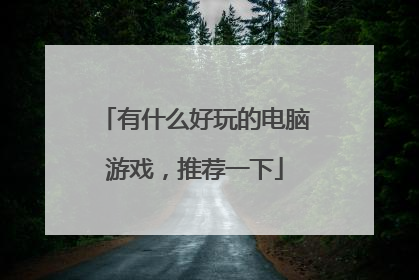 有什么好玩的电脑游戏,推荐一下