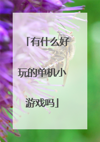 有什么好玩的单机小游戏吗